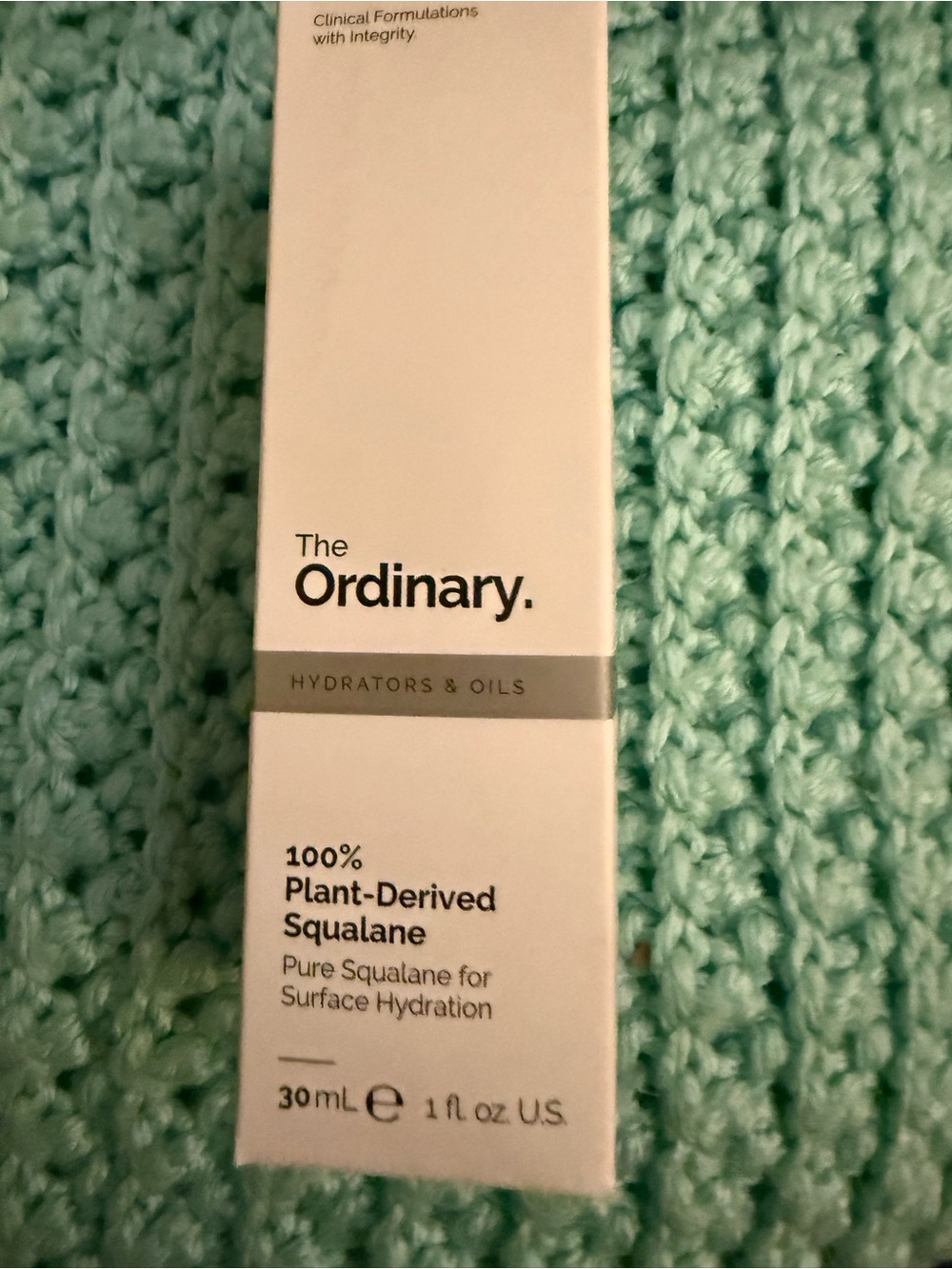 The Ordinary Plant-Derived Squalane - White and Mint